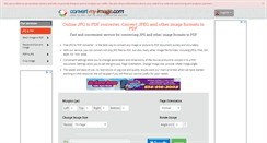 Desktop Screenshot of convert-my-image.com